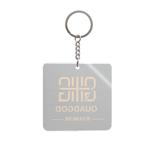 QuadGod-Ilia Malinin Square Keychain