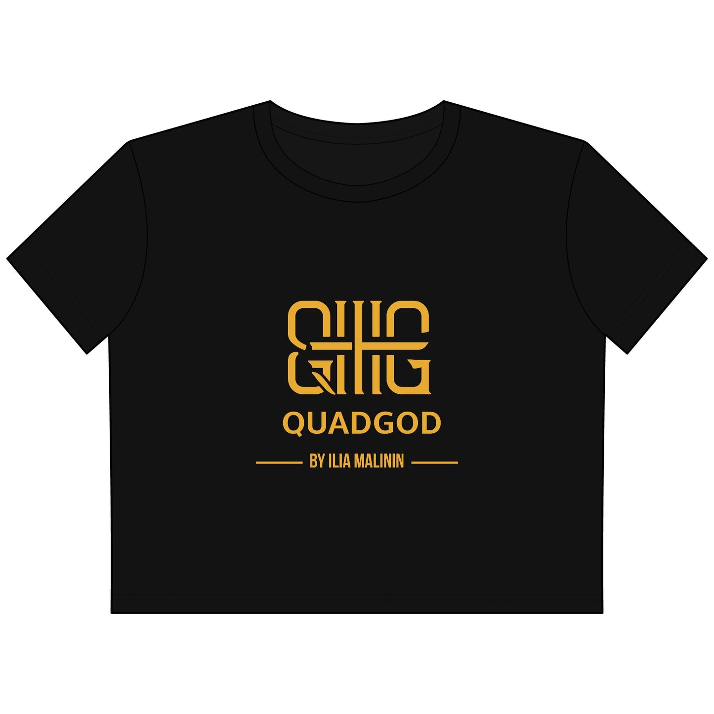 QuadGod-Ilia Malinin Women's Cropped Boxy Tee