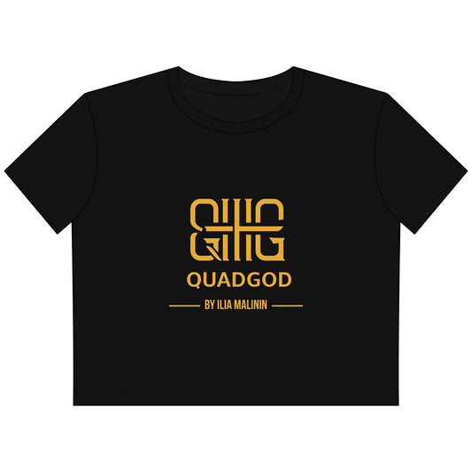 QuadGod-Ilia Malinin Women's Cropped Boxy Tee