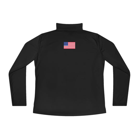QuadGod-Ilia Malinin Ladies Quarter-Zip Pullover
