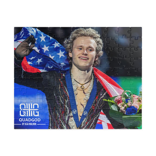 QuadGod Ilia Malinin Jigsaw Puzzle
