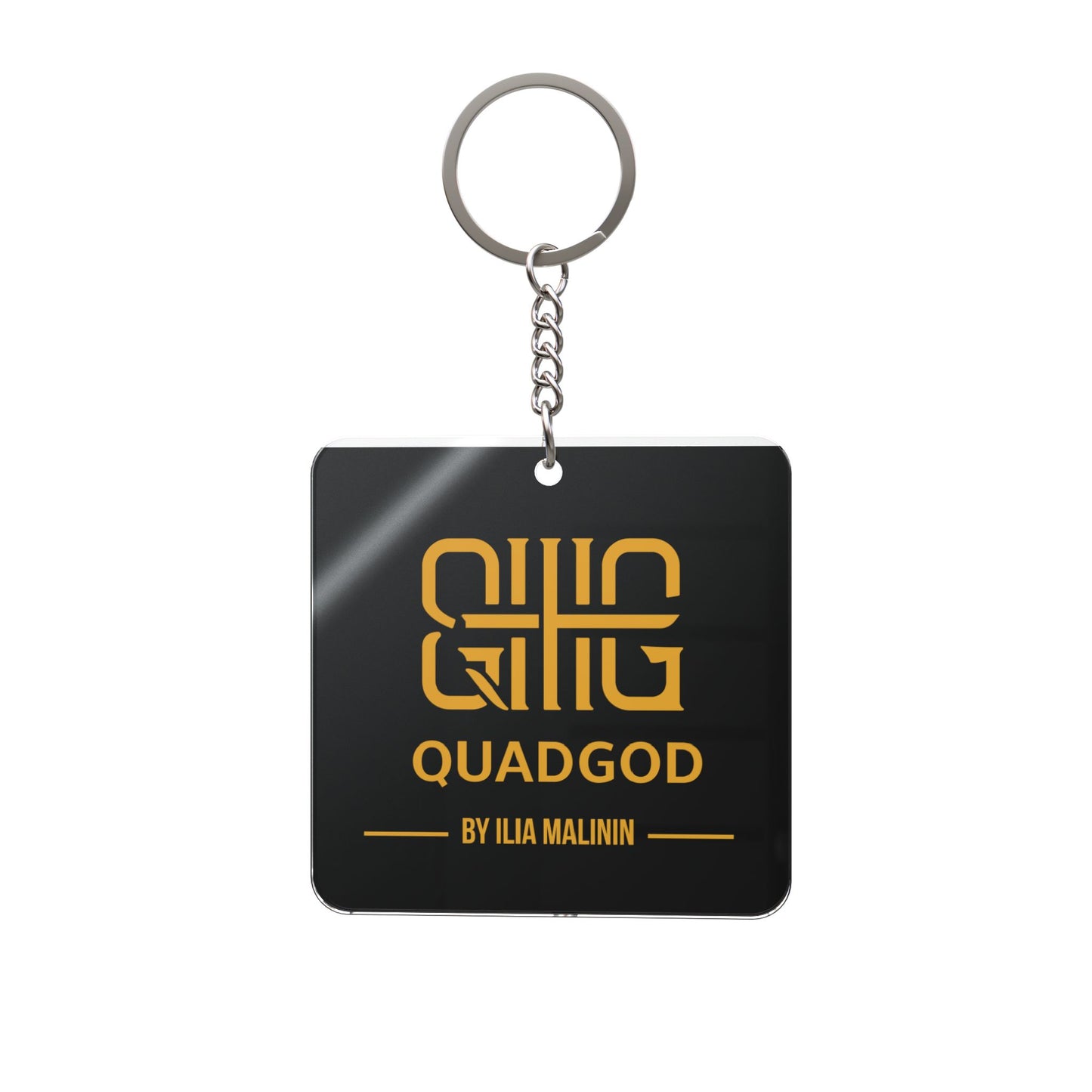 QuadGod-Ilia Malinin Square Keychain