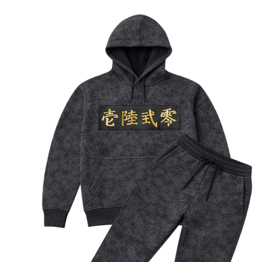 QuadGod-Ilia Malinin Youth Sportswear Set – White or Dark Gray Marble