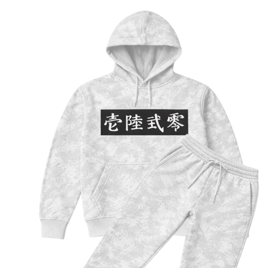 QuadGod-Ilia Malinin Youth Sportswear Set – White or Dark Gray Marble